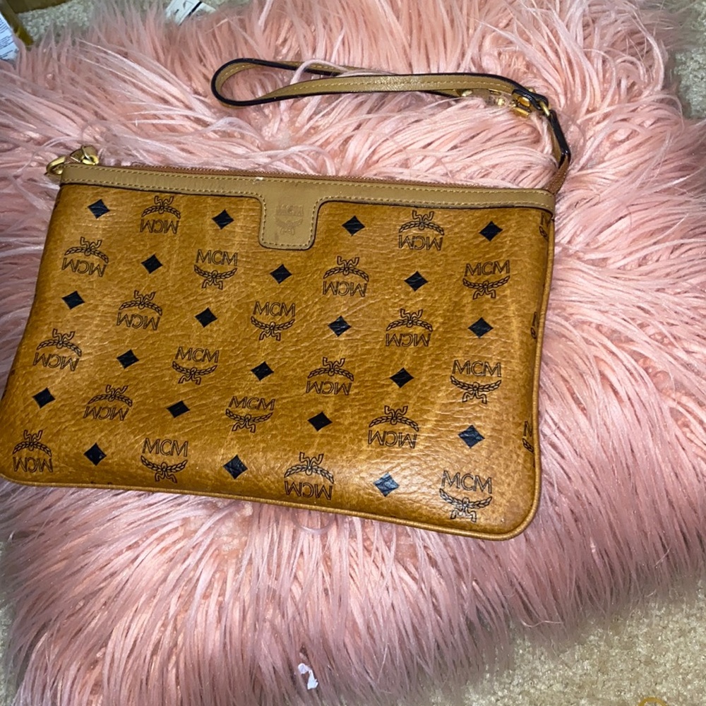 MCM clutch bag